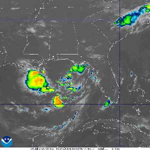 Dépression Two : image satellite IR sur Meteo Tropicale - cyclones