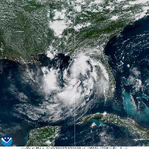 Météo de ouragans : image satellite visible pour AL022026