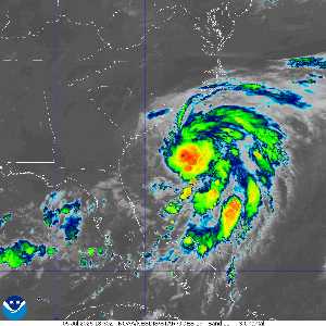 Dépression Three : image satellite IR sur Meteo Tropicale - cyclones