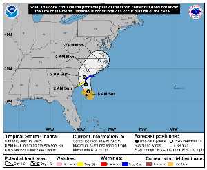Dépression Three : prévision du NHC sur Meteo Tropicale - Meteo des cyclones