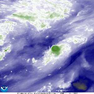 Tempête Cristobal : image satellite vapeur d