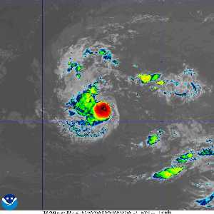 Tempête Erin : image satellite IR sur Meteo Tropicale - cyclones