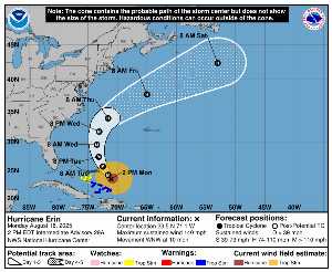 Météo de ouragans : prévision du NHC pour AL052025