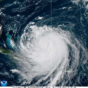 Météo de ouragans : image satellite visible pour AL052025