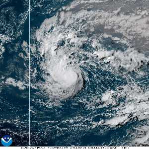 Tempête Erin : image satellite visible sur Meteo Tropicale - ouragans