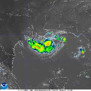 Météo de ouragans : image satellite infra rouge pour AL052026