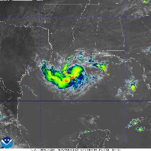 Cyclone potentiel Five : image satellite IR sur Meteo Tropicale - cyclones