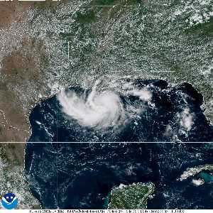 Cyclone potentiel Five : image satellite visible sur Meteo Tropicale - ouragans