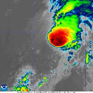 Tempête Gonzalo : image satellite IR sur Meteo Tropicale - cyclones