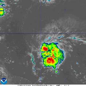 Tempête Jerry : image satellite IR sur Meteo Tropicale - cyclones