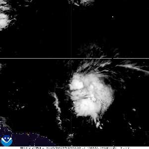 Tempête Jerry : image satellite visible sur Meteo Tropicale - ouragans