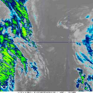 Cyclone post-tropical Karen : image satellite IR sur Meteo Tropicale - cyclones