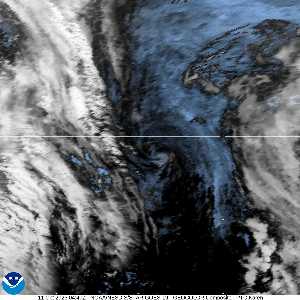 Cyclone post-tropical Karen : image satellite visible sur Meteo Tropicale - ouragans