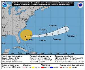 Cyclone post-tropical Milton : prévision du NHC sur Meteo Tropicale - Meteo des cyclones