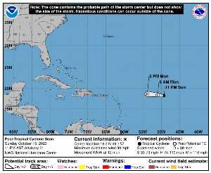 Post-tropical cyclone Sean: NHC forecast on Meteo Tropicale - Cyclone weather