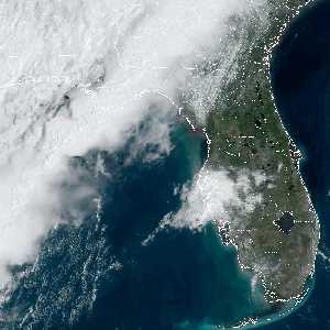 météo tropicale : Image satellite .