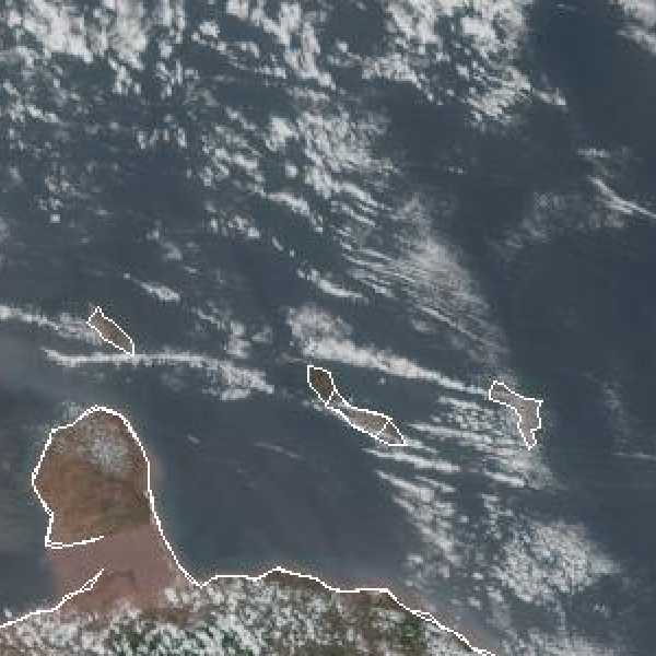 météo tropicale : Image satellite .
