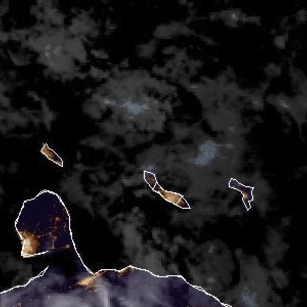 météo tropicale : Image satellite .