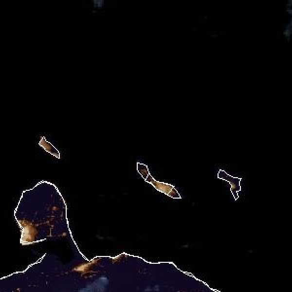 météo tropicale : Image satellite .