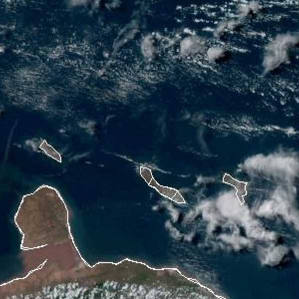 météo tropicale : Image satellite .