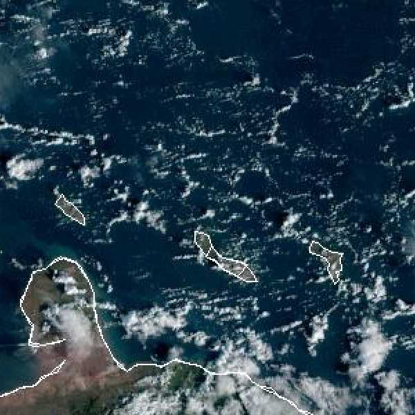 météo tropicale : Image satellite .