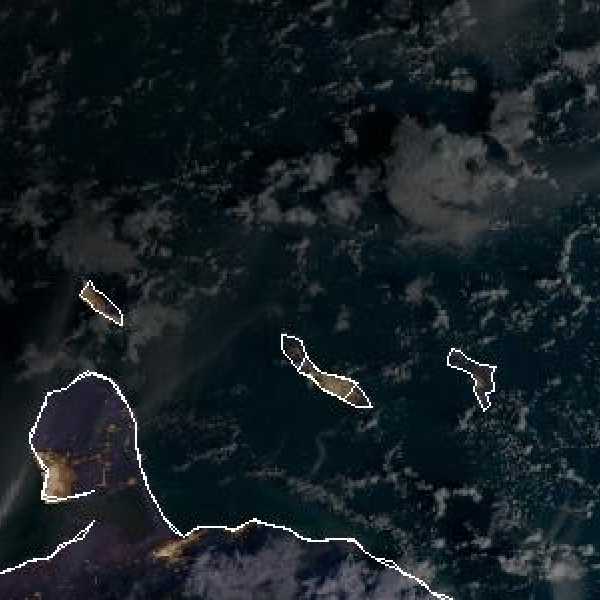 météo tropicale : Image satellite .