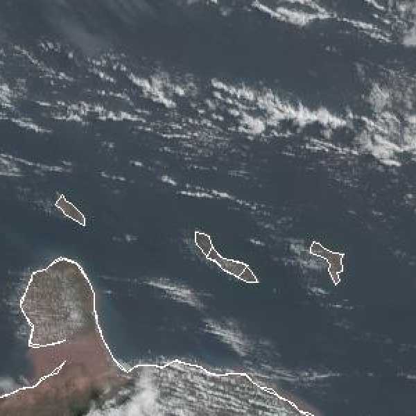 météo tropicale : Image satellite .