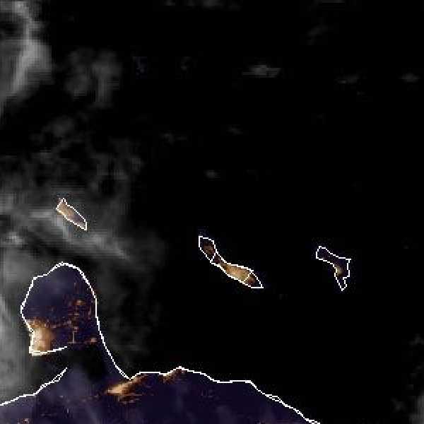 météo tropicale : Image satellite .