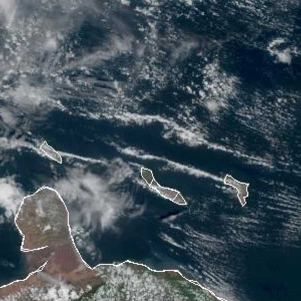 météo tropicale : Image satellite .