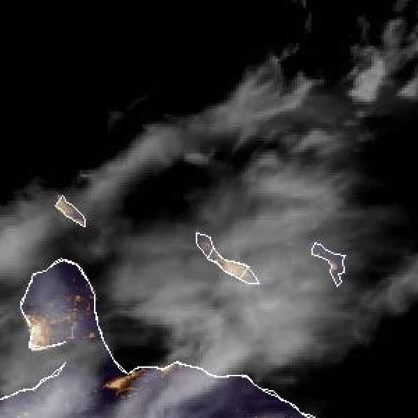 météo tropicale : Image satellite .