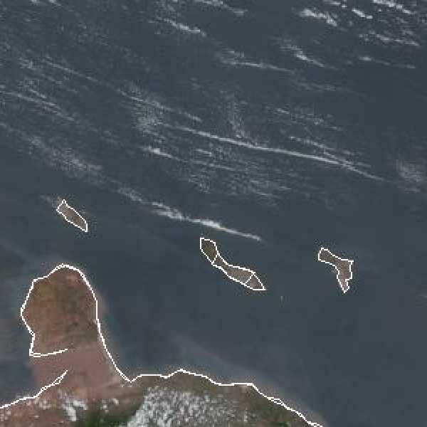 météo tropicale : Image satellite .