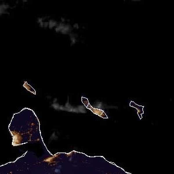 météo tropicale : Image satellite .