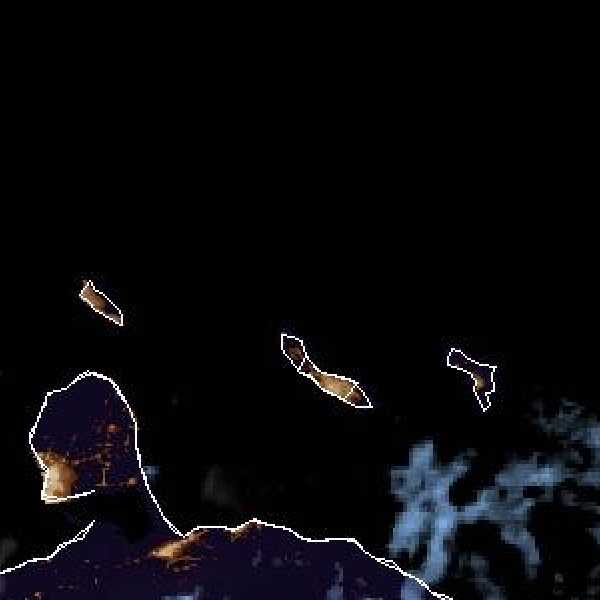 météo tropicale : Image satellite .