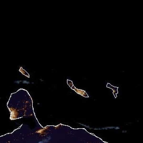 météo tropicale : Image satellite .