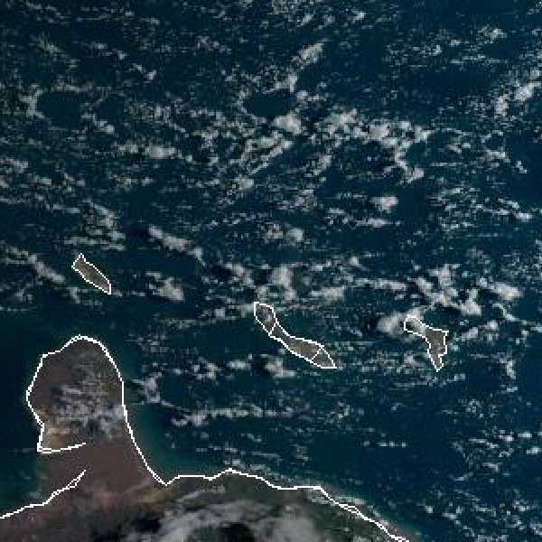 météo tropicale : Image satellite .