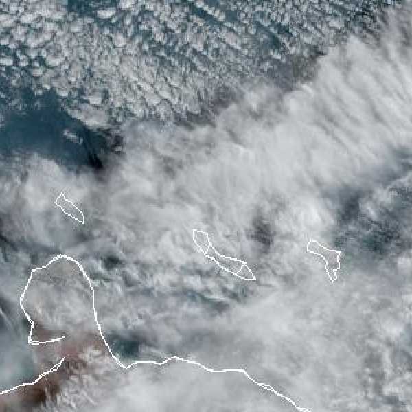 météo tropicale : Image satellite .