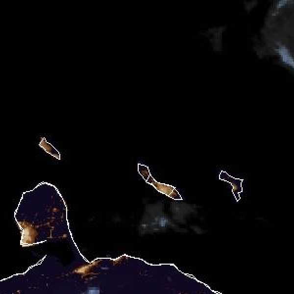 météo tropicale : Image satellite .