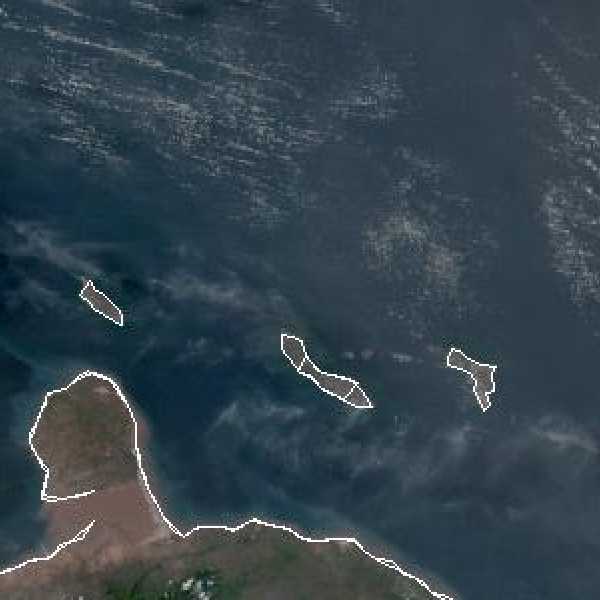 météo tropicale : Image satellite .