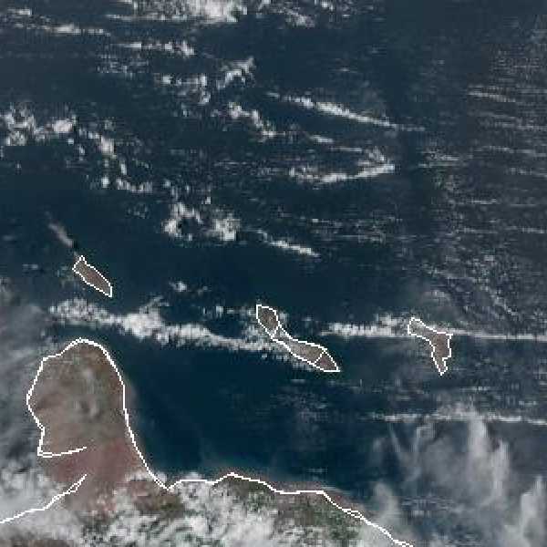 météo tropicale : Image satellite .
