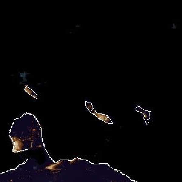 météo tropicale : Image satellite .