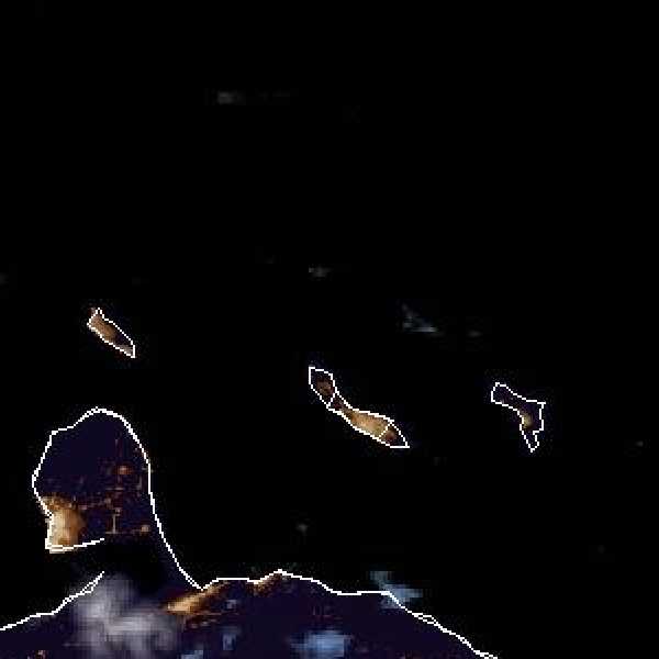 météo tropicale : Image satellite .