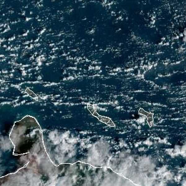 météo tropicale : Image satellite .