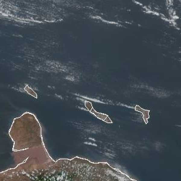 météo tropicale : Image satellite .