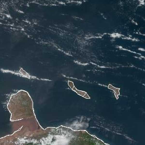 météo tropicale : Image satellite .