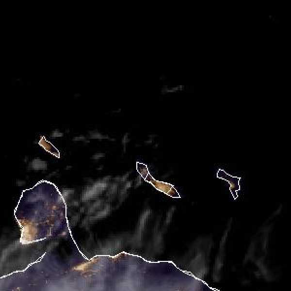 météo tropicale : Image satellite .