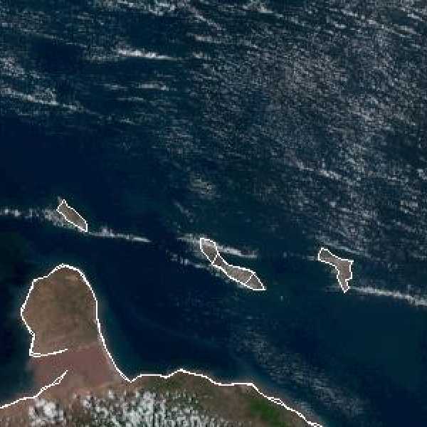 météo tropicale : Image satellite .
