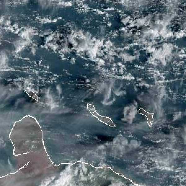 météo tropicale : Image satellite .