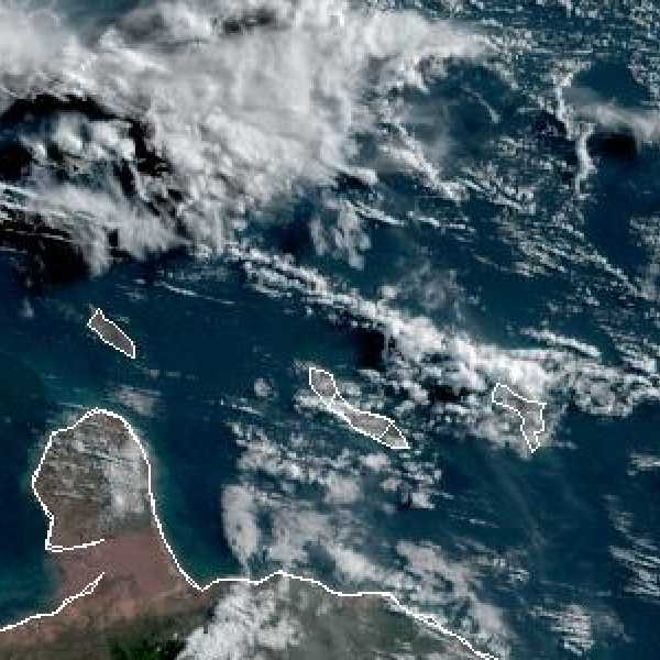météo tropicale : Image satellite .