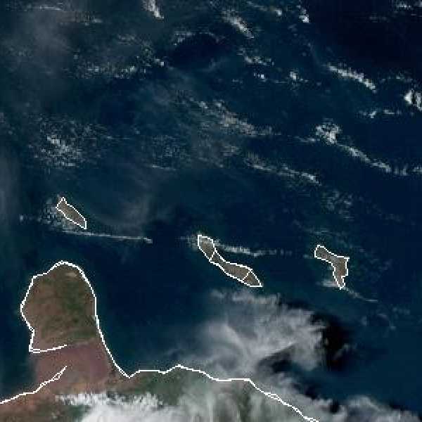 météo tropicale : Image satellite .