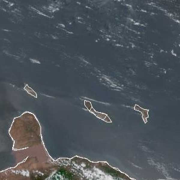 météo tropicale : Image satellite .